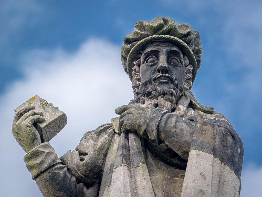Statue of John Knox in Glasgow Necropolis
